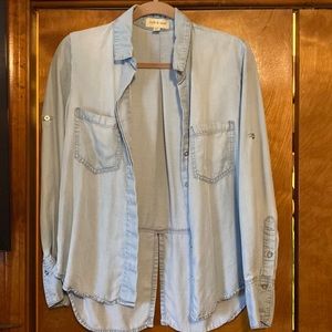 Cloth and stone supper soft chambray shirt